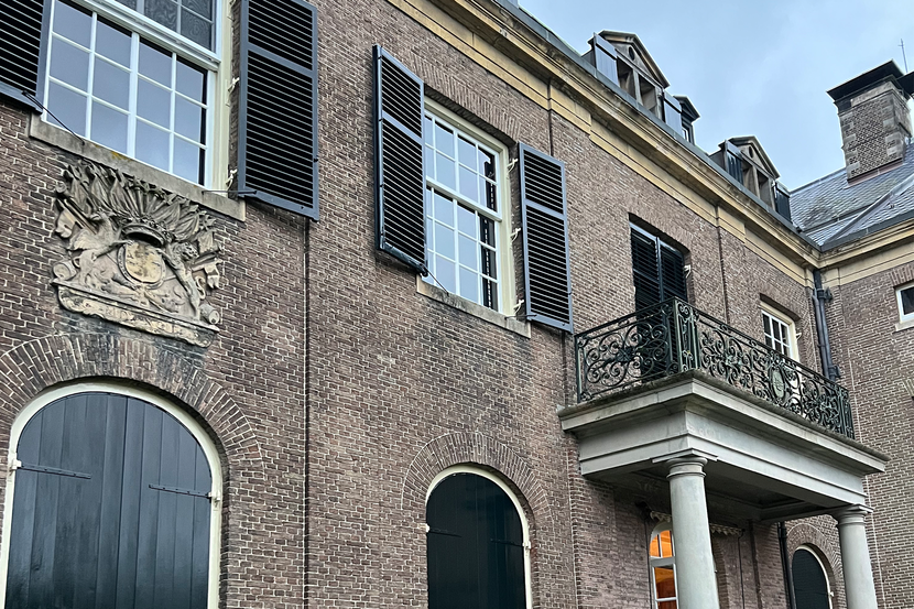 Vooraanzicht van Kasteel Twickel in Delden