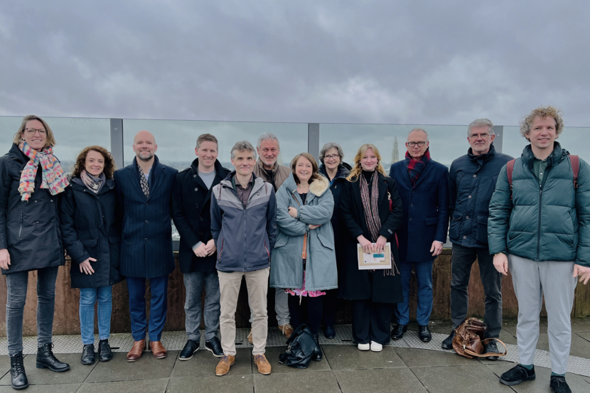 De Inspectie Overheidsinformatie en Erfgoed op werkbezoek bij het departement Cultuur, Jeugd en Media van de Vlaamse overheid in Antwerpen